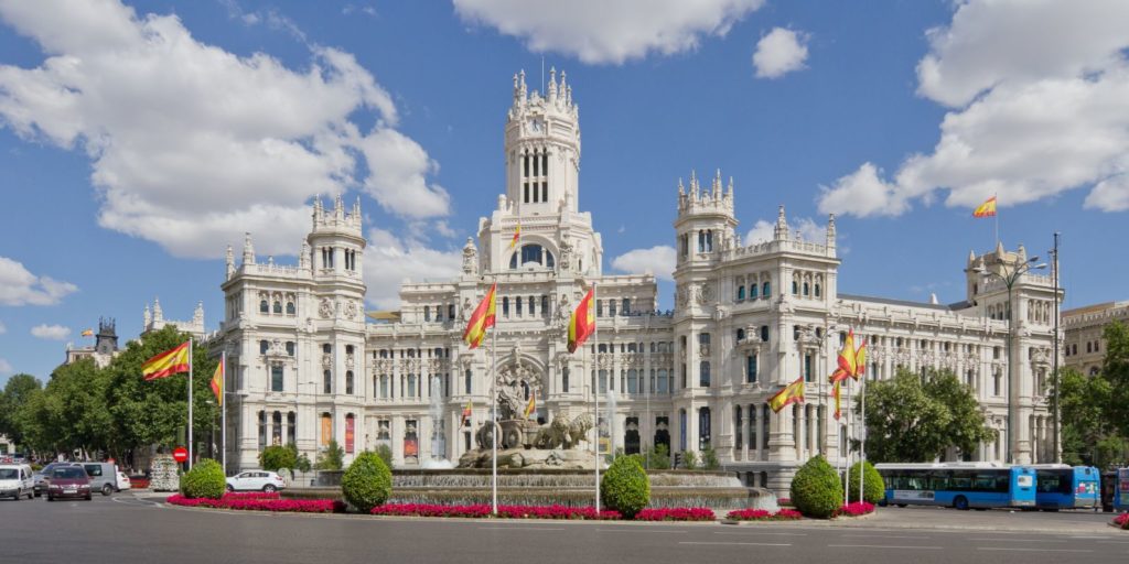 A fékezett habzású szőkőút a madridista focidrukkerek egyik fontos szimbóluma. 